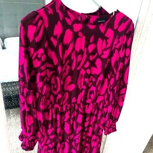 Magenta MIDI Dress